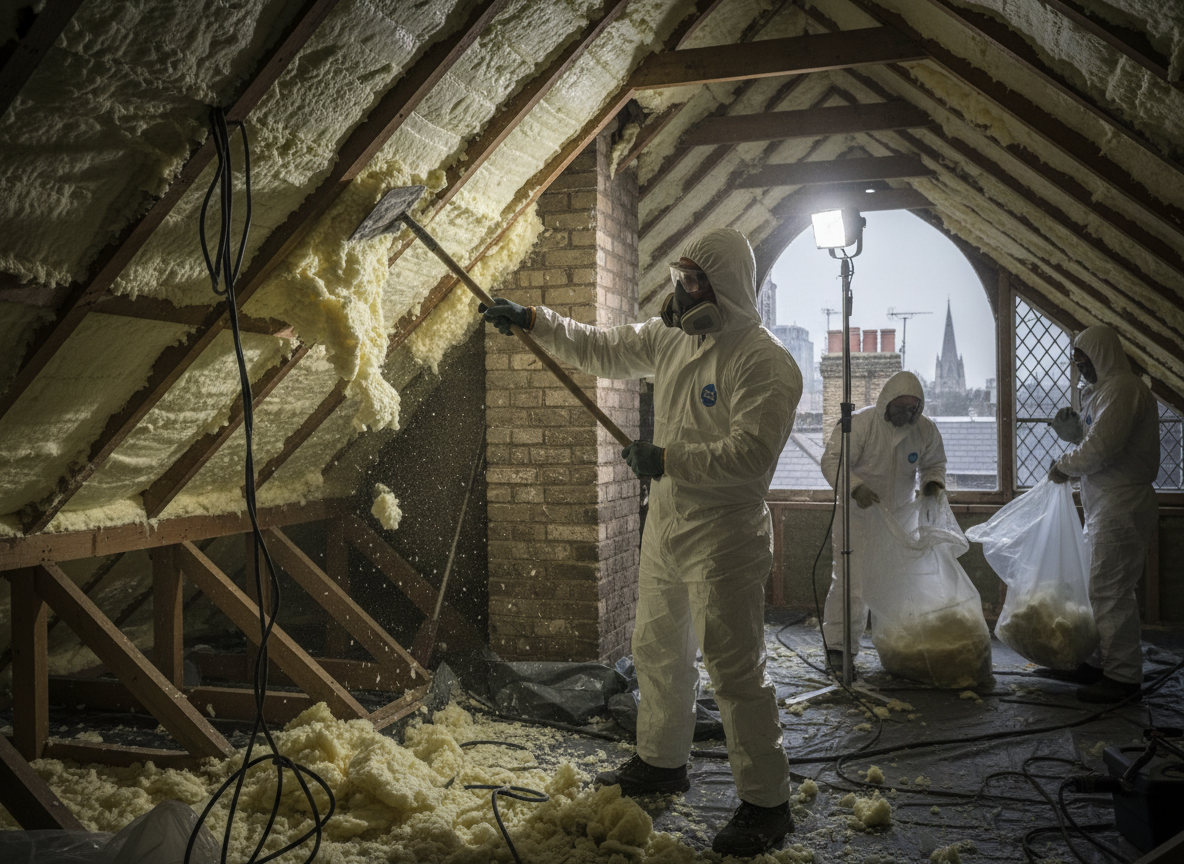 Open Cell Spray Foam Removal in London, Greater London