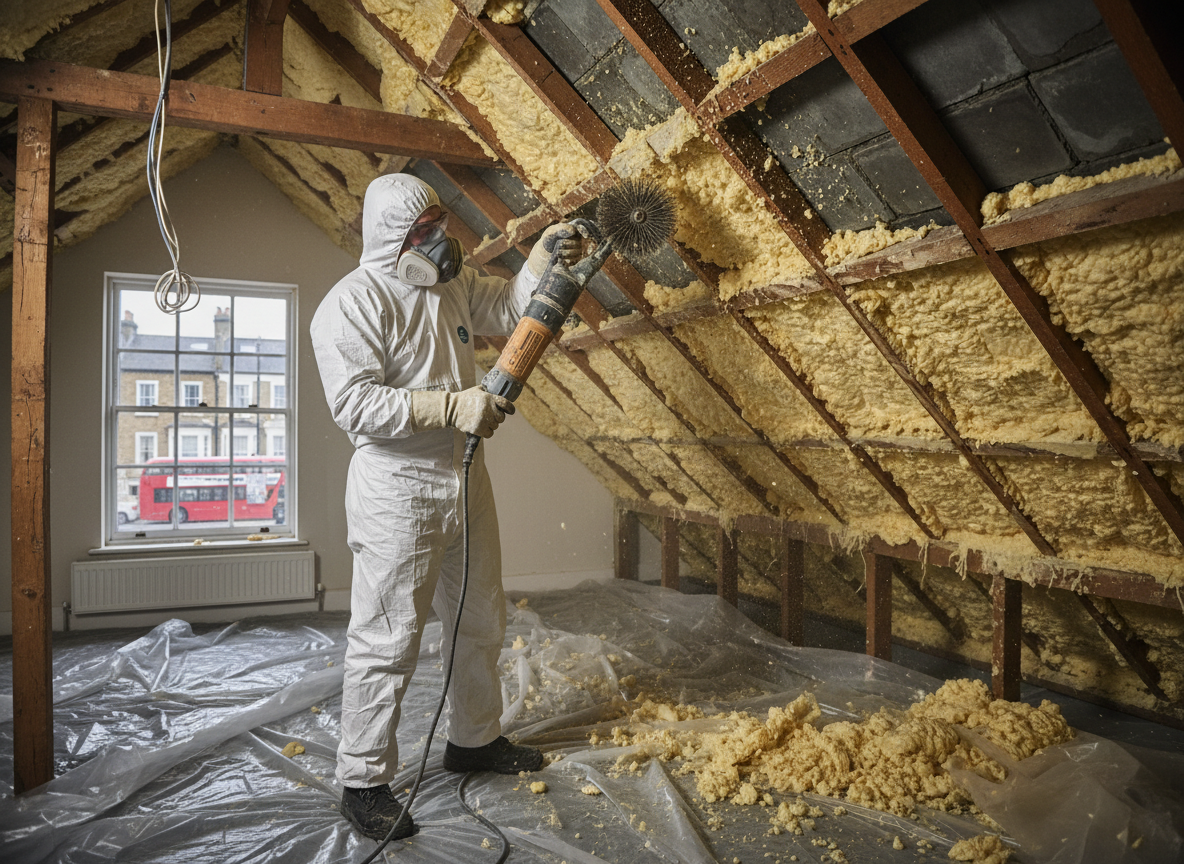 Spray Foam Insulation Removal in London, Greater London