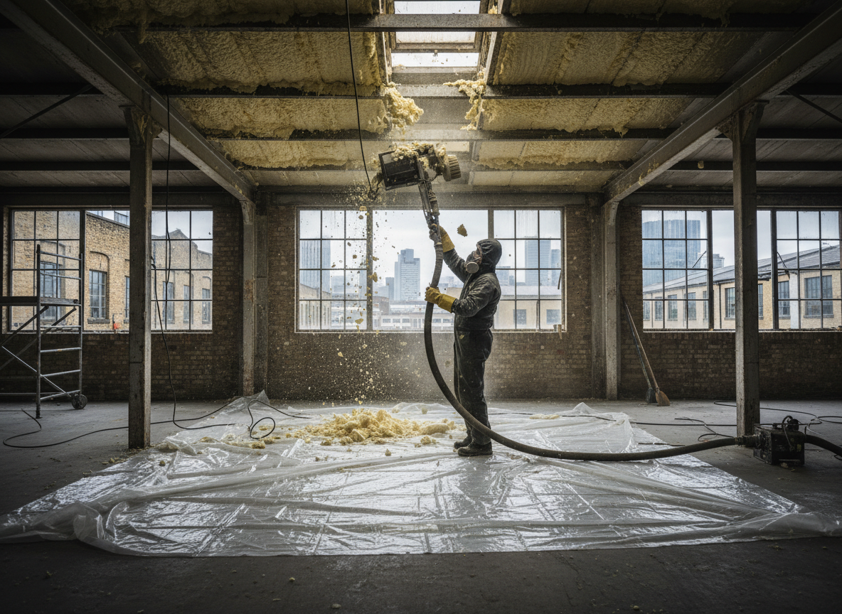 Warehouse Spray Foam Removal in London, Greater London